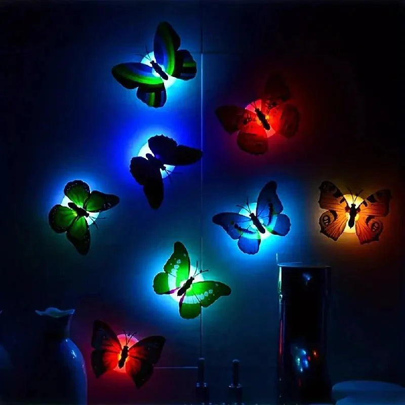 6 LED Butterfly Night Lamps - Ashiyna Shopping Mall