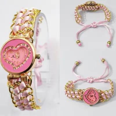 GIRL STYLYLISH WATCH BUY ONE GET ONE FREE - Ashiyna Shopping Mall